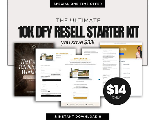 10k DFY Resell Starter Kit